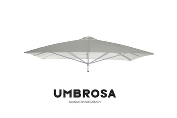Afbeelding van Umbrosa Paraflex muurparasol kleur premium roma naturel 190x190cm vierkant (excl. arm) Nieuw