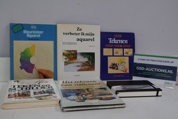 Afbeelding van Mix van 5 Tekenen Instructieboeken & 1 Schetsboekje