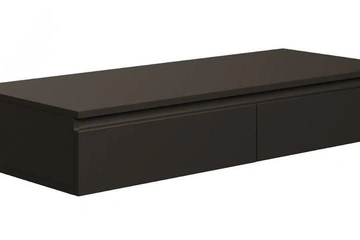 Afbeelding van Kaptafel Kate zwevend 120cm - zwart