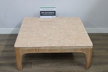 Afbeelding van Salontafel met Fraai Marmer Blad