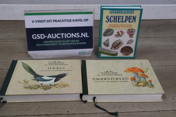 Afbeelding van Mix Biologie Boeken 1x Paddenstoelen/1x Vogels/1x Schelpen