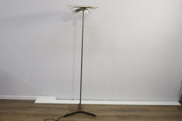 Afbeelding van Vintage Staande Messing Lamp zonder Kap'