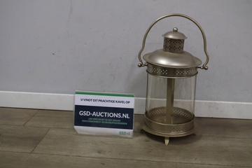 Afbeelding van Grijs Metalen Windlicht