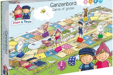 Afbeelding van Fien & Teun ganzenbord - educatief peuter speelgoed