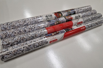 Afbeelding van 4 rollen DC-Fix zelfklevende decoratiefolie graniet 