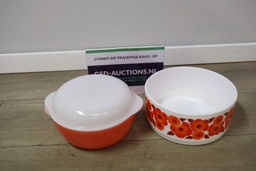 Afbeelding van Set van 2 Vintage Keukenschalen