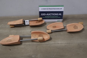 Afbeelding van Set van 3 Paar Houten Schoenspanners
