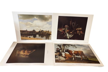 Afbeelding van Wereld bekende schilderij prints uit museum (*6)