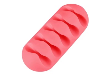 Afbeelding van RECKBA Kabelclip Houder Rood/Roze Siliconen 100 stuks