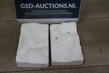Afbeelding van Gipsen gietmal van vlinders'