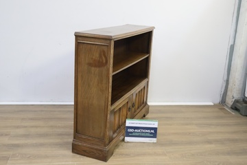 Afbeelding van Antiek Engels Houten Boekenkast