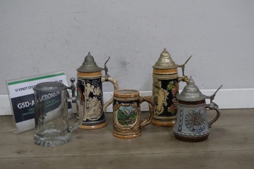 Afbeelding van Vintage Duitse bierpullen