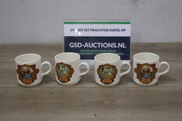 Afbeelding van Set van 4 Villeroy & Boch Koffiemokken'