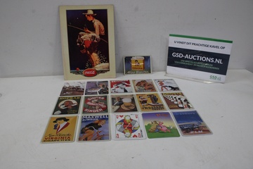 Afbeelding van Collectie van 17 Tinnen Reclameborden