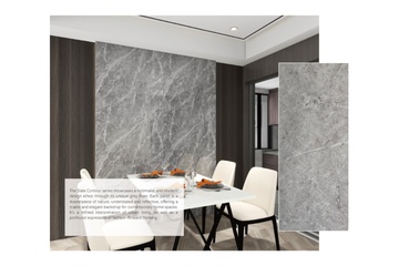 Afbeelding van Set van 8 - SPC wall panel - seamless groove -2600x600mm - color granite matt