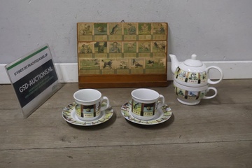 Afbeelding van Aap, Noot, Mies Servies met Leesplankje