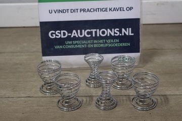 Afbeelding van Spiraal eierdopjes 6 stuks