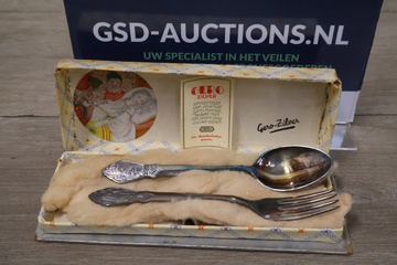 Afbeelding van Vintage Gero-Zilver Bestek