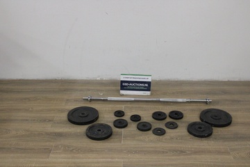 Afbeelding van Halterstang met Gewichtsschijven