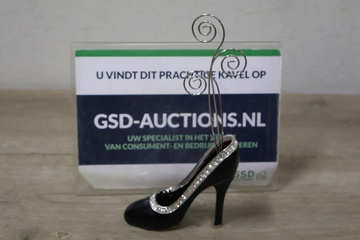 Afbeelding van Zwarte Diamandhak Kettinghouder