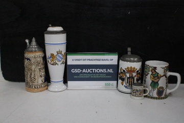 Afbeelding van Mix van 5 Bierpullen