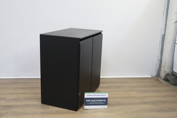 Afbeelding van Zwarte 2-Deurs Opbergkast'