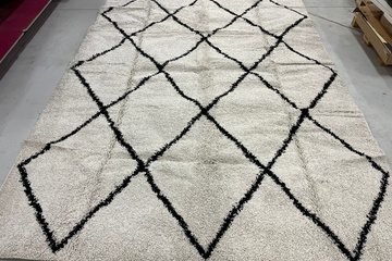 Afbeelding van Vidaxl vloerkleed 240x340 vivia shaggy zwart 