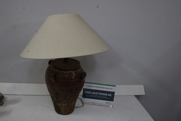 Afbeelding van Vintage Terracotta Vaas Tafellamp'