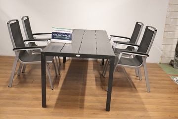 Afbeelding van 5-Delige 'Jutlandia' Tuinset (4 Stoelen/1 Tafel)