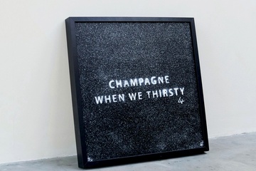 Afbeelding van Lino Visionair – “Champagne when we thirsty”