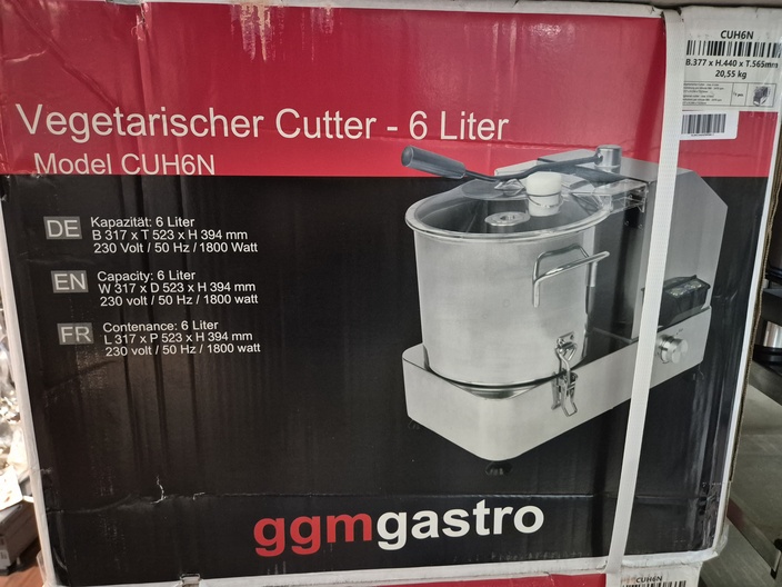 Cutter 6 liter nieuw