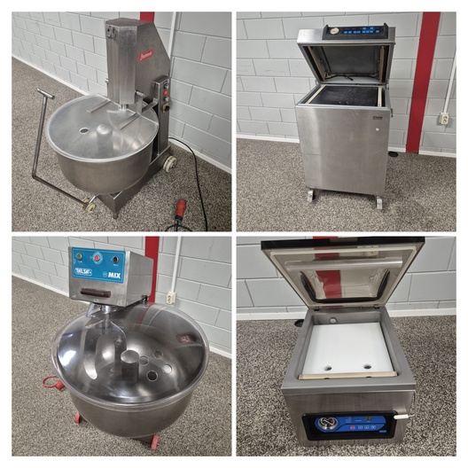 Veiling machines voedingsindustrie slagerij catering equipment Nunspeet