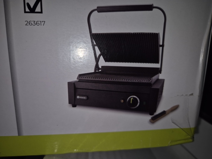 Zwarte contact grill nieuw