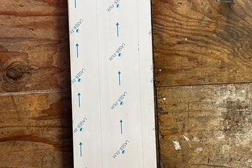 Afbeelding van wandschap afmetingen: 1400x300x30