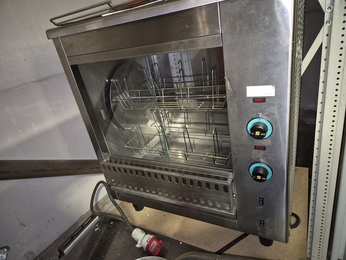 SER GAS kippengrill rotisserie elektrisch