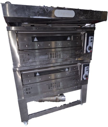 Zanolli brede pizza oven dubbel gas