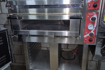 Afbeelding van Dubbele pizzaoven elektrisch op onderstel