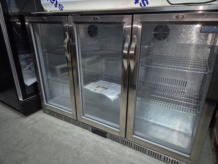Polar 3 deurs barkoeling rvs bardisplay nieuw