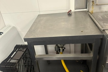 Afbeelding van Werkbank rvs 65x65cm