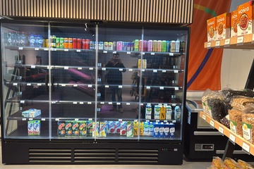 Afbeelding van Wandkoeling supermarkt 255 cm