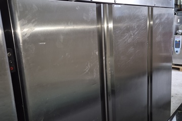 Afbeelding van 3 deurs rvs koelkast