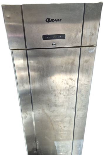 Vriezer GRAM rvs enkeldeurs