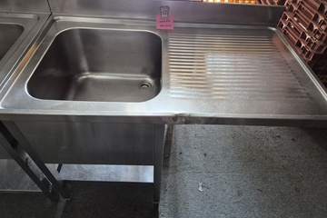 Afbeelding van RVS wasbak 120x68x86 cm