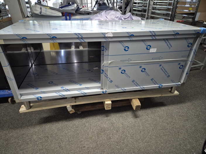 RVS werkbank kast 200x80 NIEUW