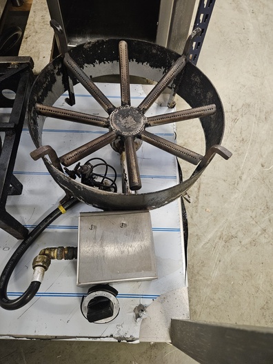 wokbrander rond 39 cm