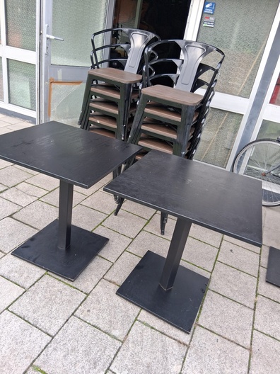 Restaurant meubilair set tafels en stoelen