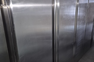 Afbeelding van 3 deurs rvs vrieskast