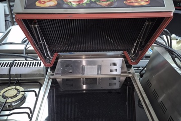 Afbeelding van Ceramic glass panini grill Vema Model PF 2095 Smooth nieuw