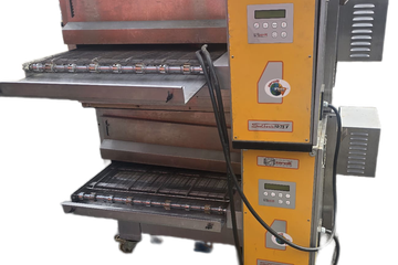 Afbeelding van Dubbele tunnel pizzaband oven elektrisch