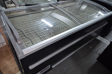 Afbeelding van Supermarkt vrieskist zwart nieuw